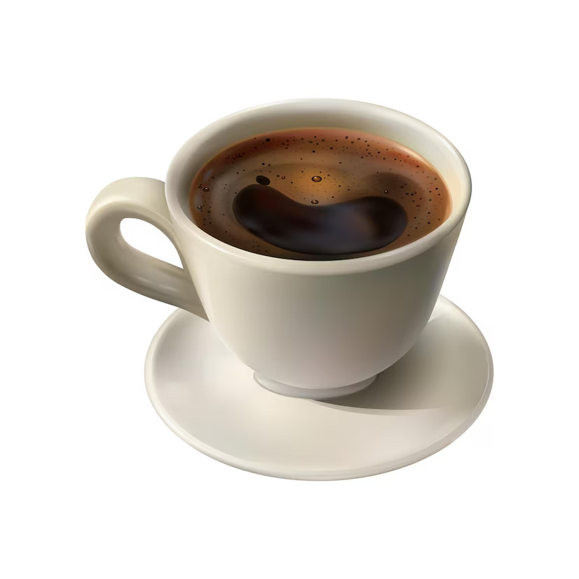 realistic cup black brewed coffee saucer vector illustration 1284 66002 (1)